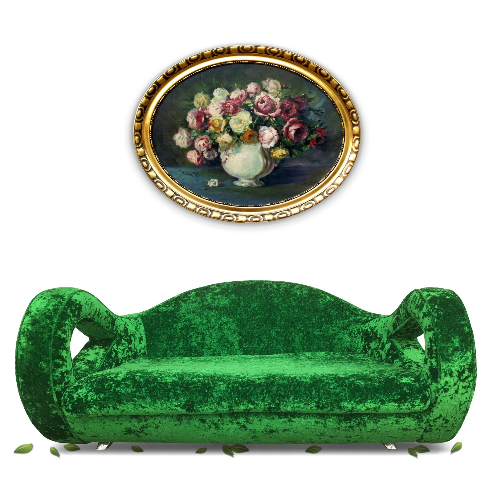 Bretz Sofa grün Slowrider Riesensofa