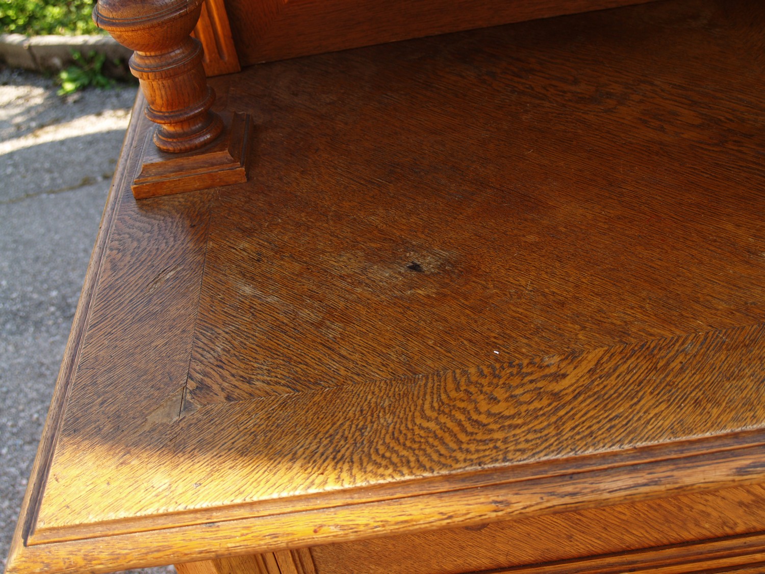 Buffet Schrank Anrichte Möbel antik Regal Holz Vollsäulen Kommode Konsole