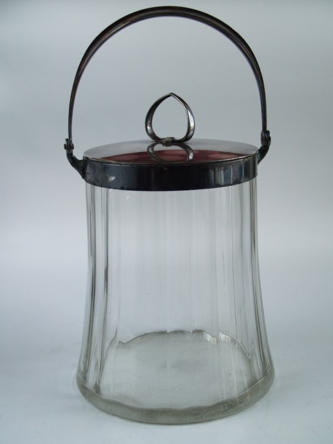 Glas antik Keksdose