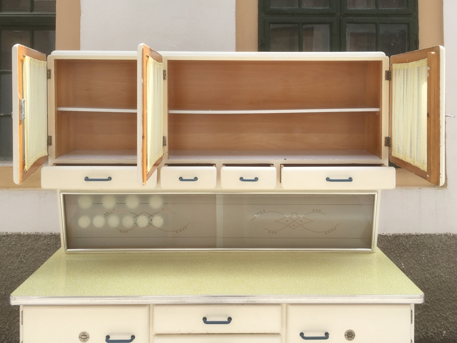 Vintage Küche MidCentury creme