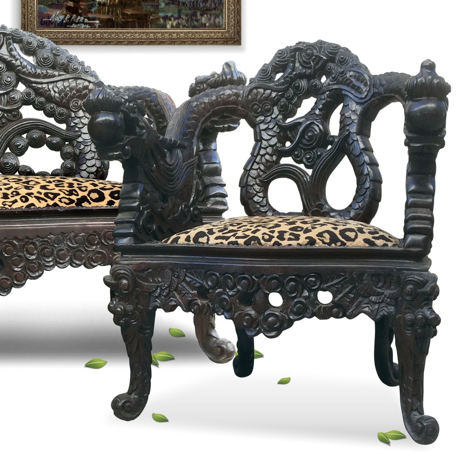 asiatisch Drachensessel