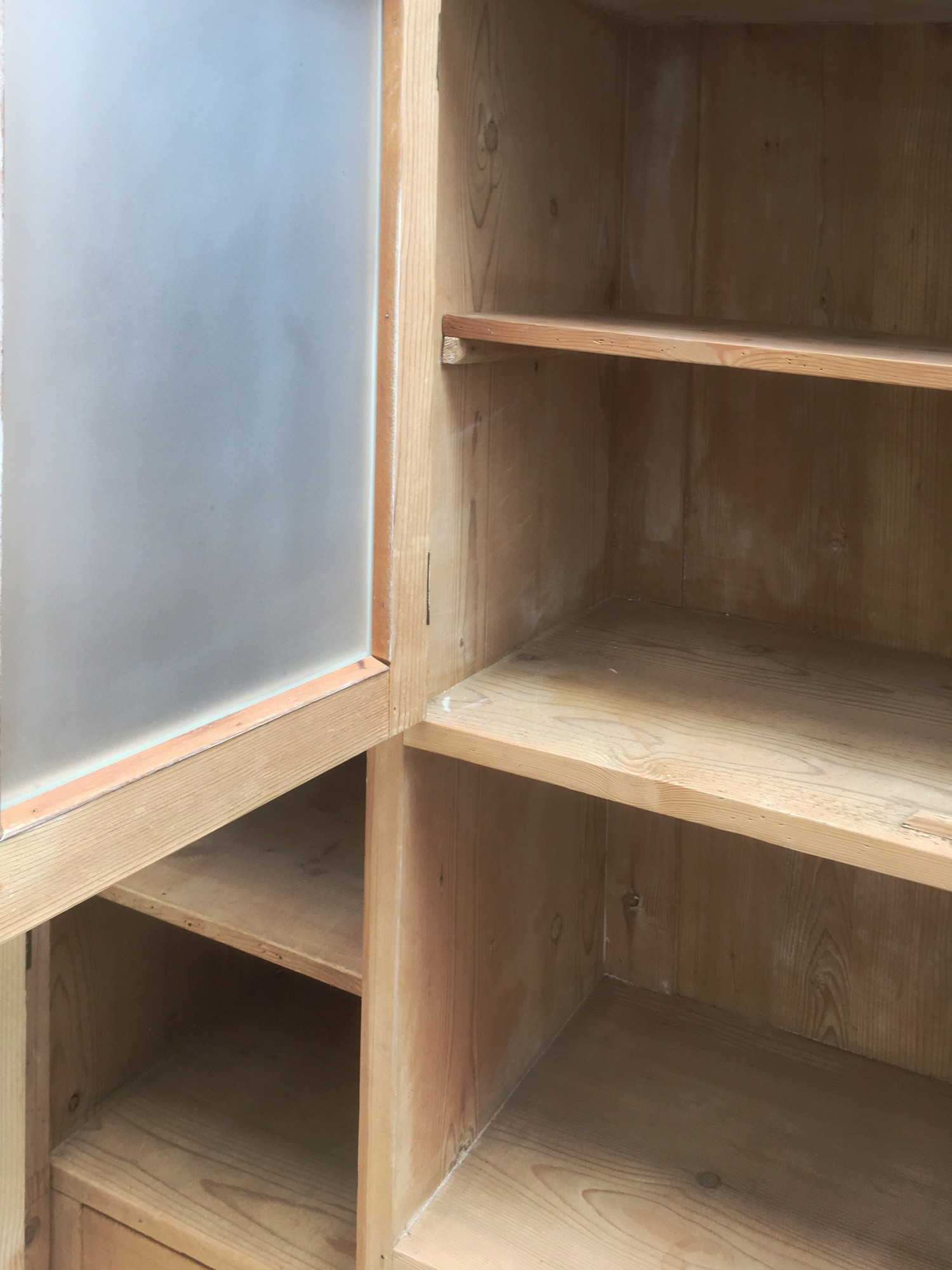 Küchenschrank Kredenz antik Vorratsschrank 3-teilig Weichholz Schrank