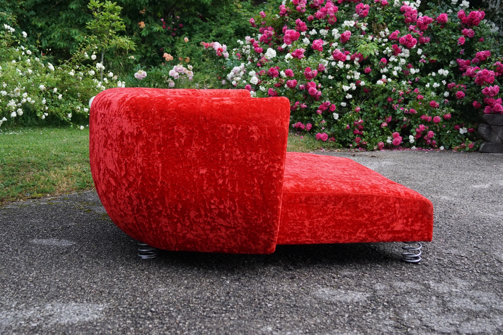 BRETZ Sofa Chill Longchair rot Loveseat