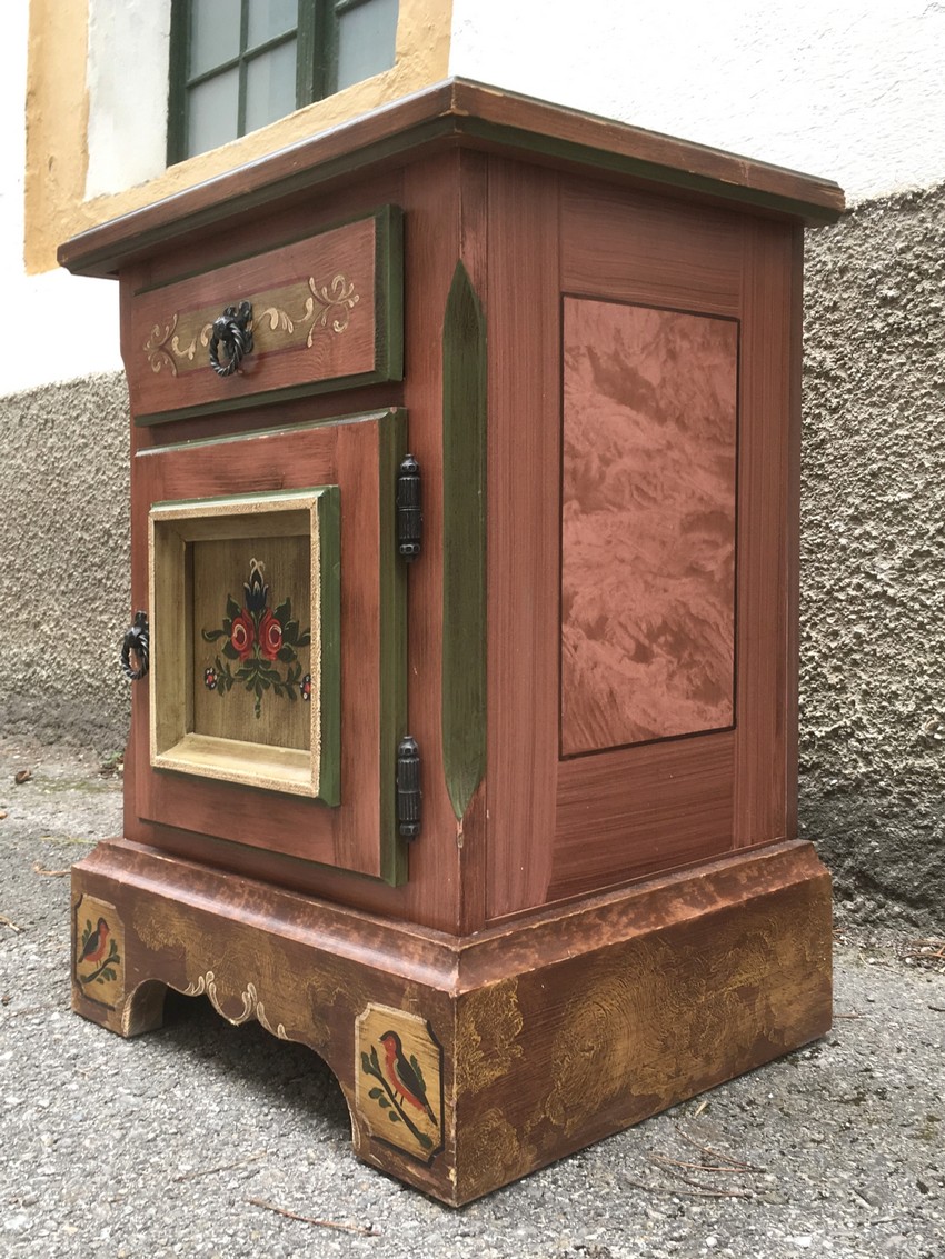 Voglauer Nachtschrank altrosa