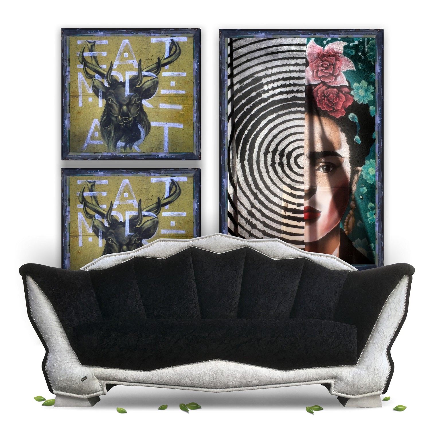 Bretz Sofa T-Rex silber noir Designmöbel Designklassiker gebraucht neuwertig