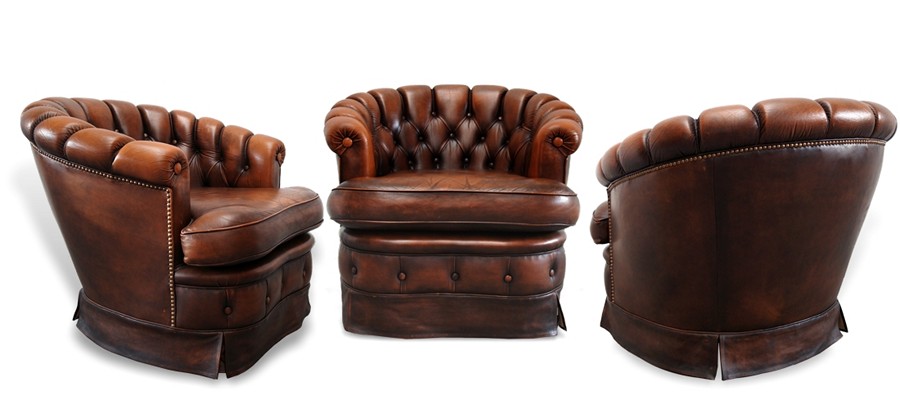 Chesterfield Ledersessel
