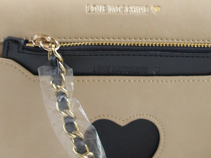 Love Moschino Tasche Design schwarz creme