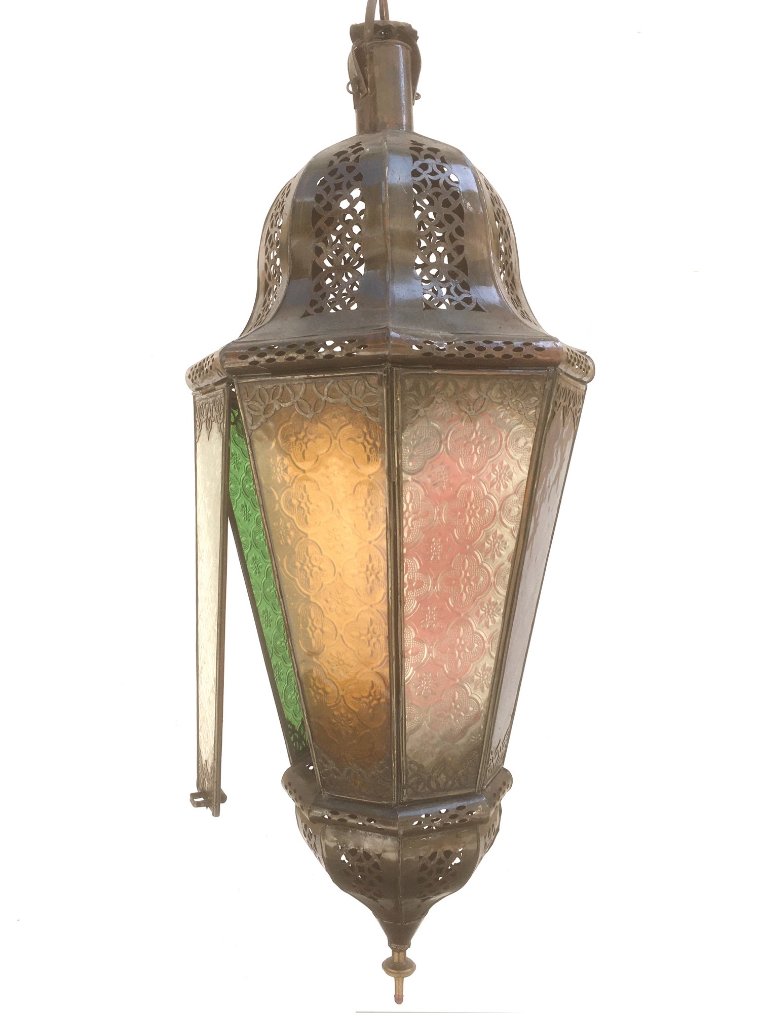 Leuchter Luster Orient Gläser Kupfer Laterne Tiffany Marokko