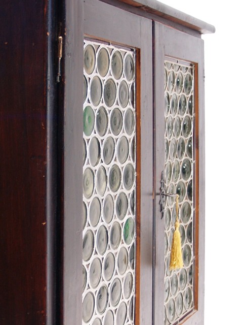 Butzenglas Schrank Kommode