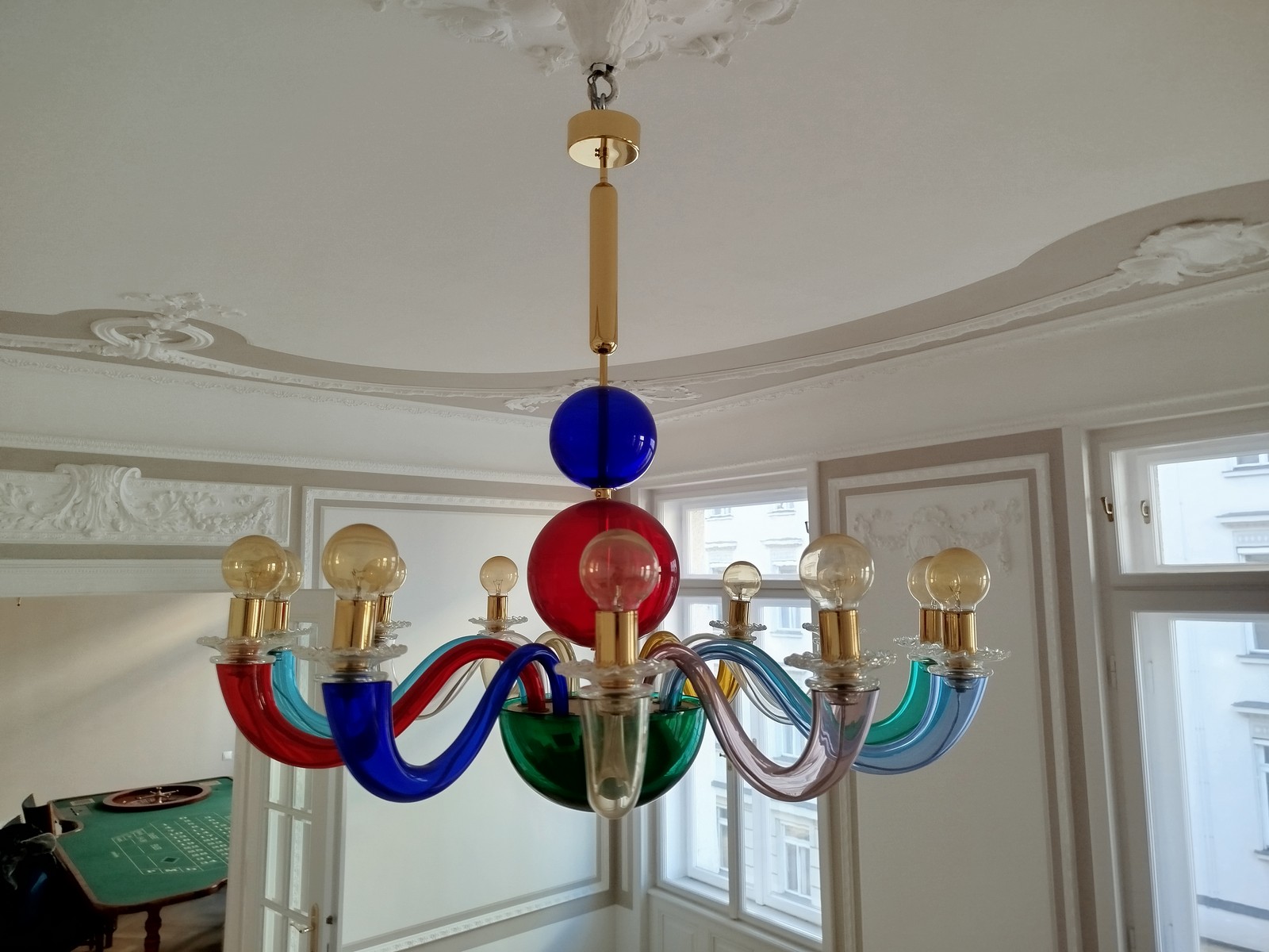 Gio Ponti Venini Kronleuchter 99.80 Multicolor 12-armig Gio Ponti Venini Kronleuchter 99.80 Multicolor 12-armig