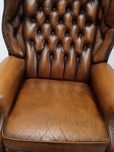 Chesterfield Ledersessel