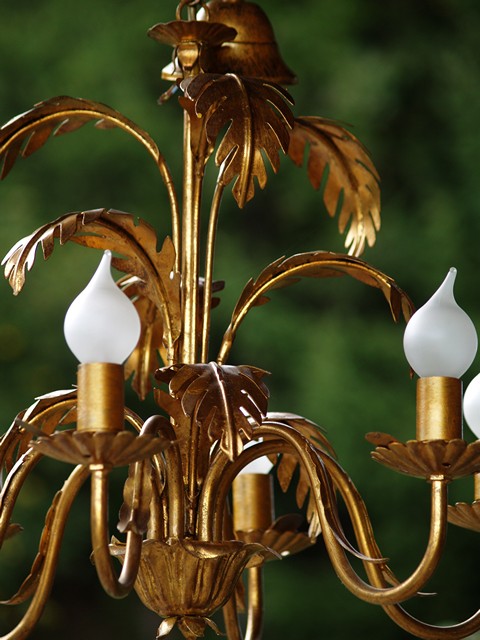 Luster goldfarben Blatt