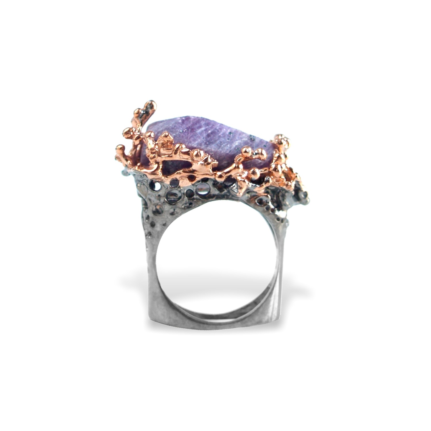 Ring 925 Silber Edelstein Rubin natuerlich Peridot Heilstein handgefertigt