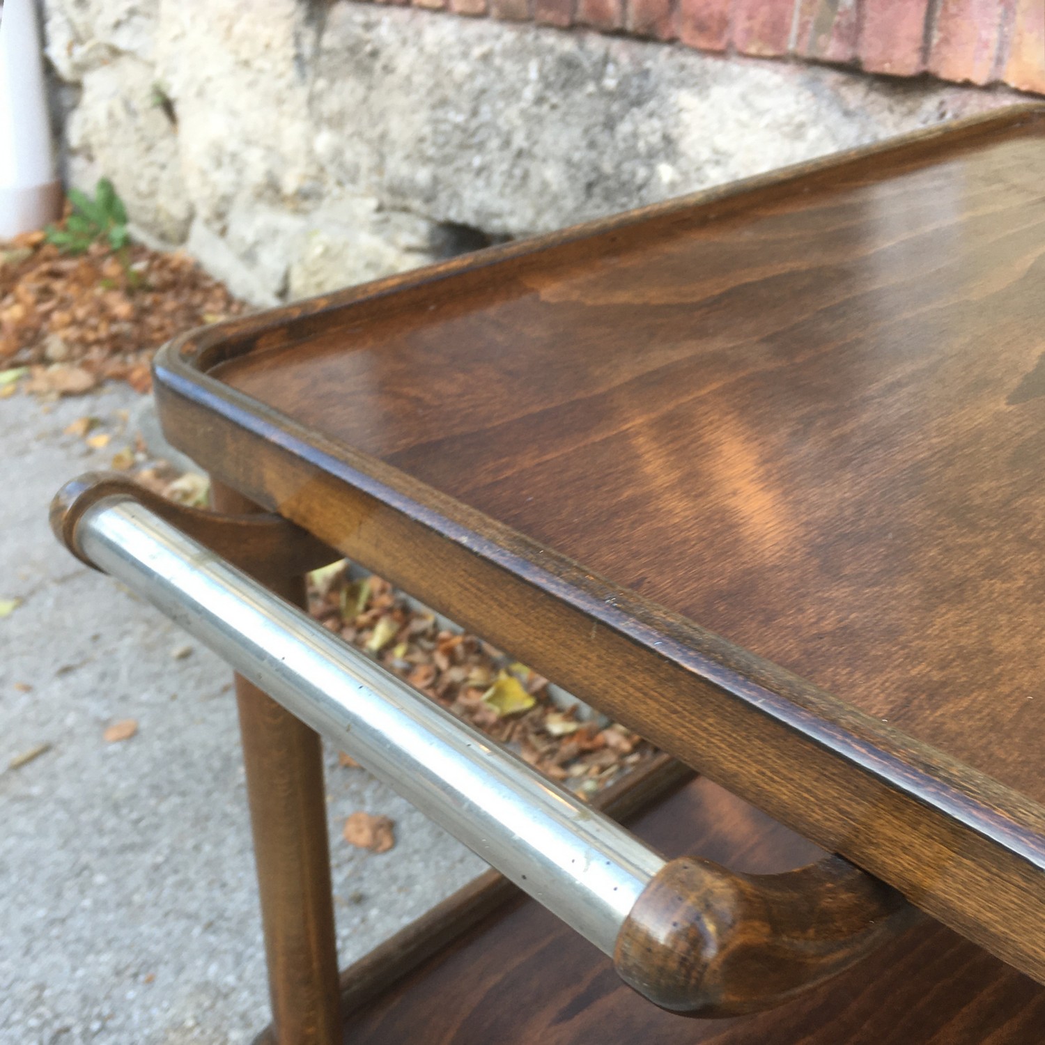 Serviertisch antik Original Bauhaus Möbel Art Deco