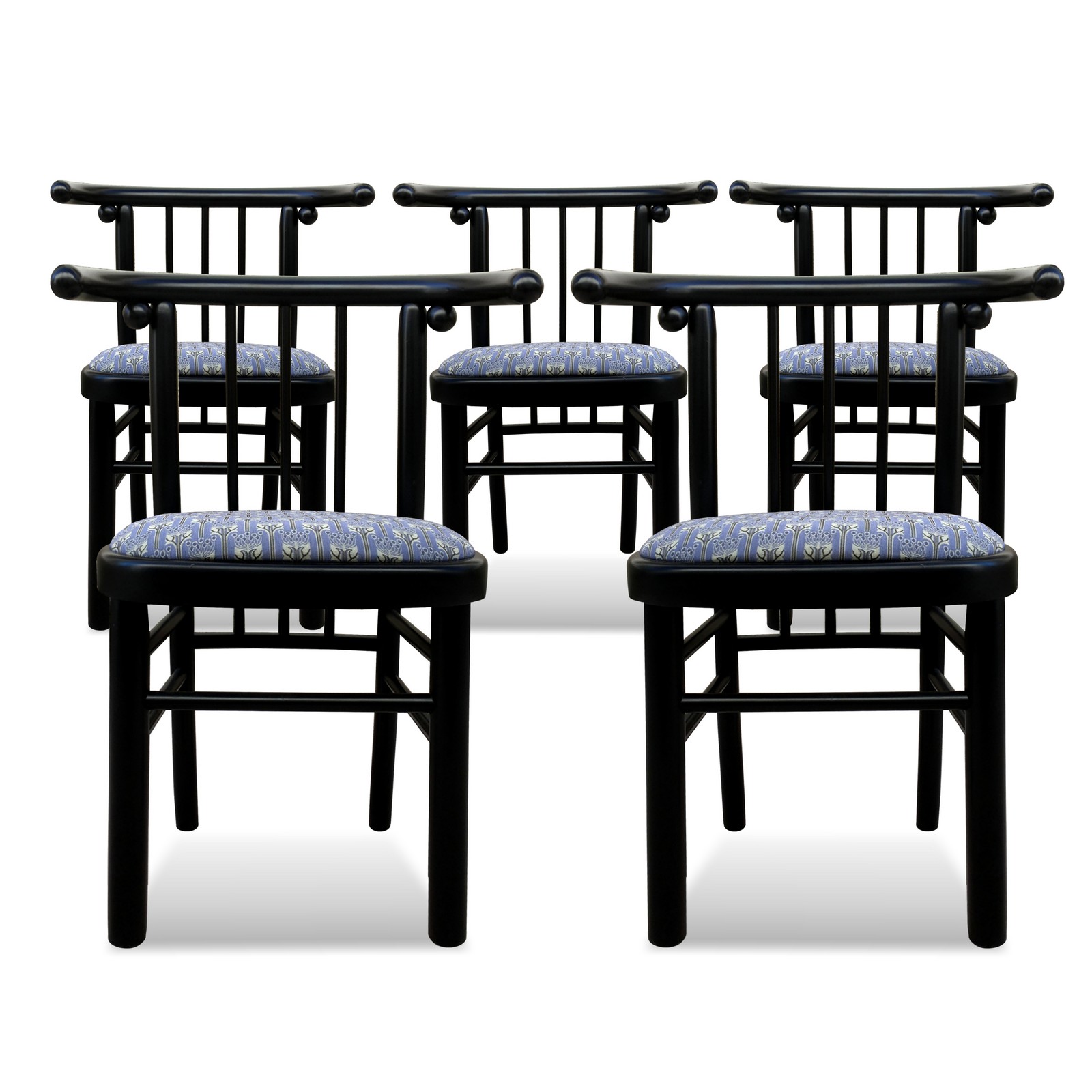 Fledermaus Stühle Hoffmann Bugholz Wittmann schwarz Jugendstil Sessel