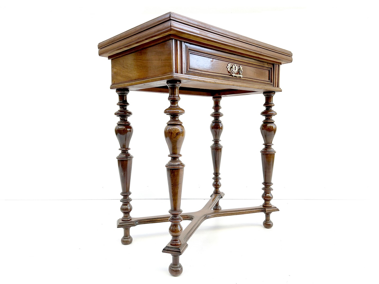 Antique Chess Table Vintage walnut price