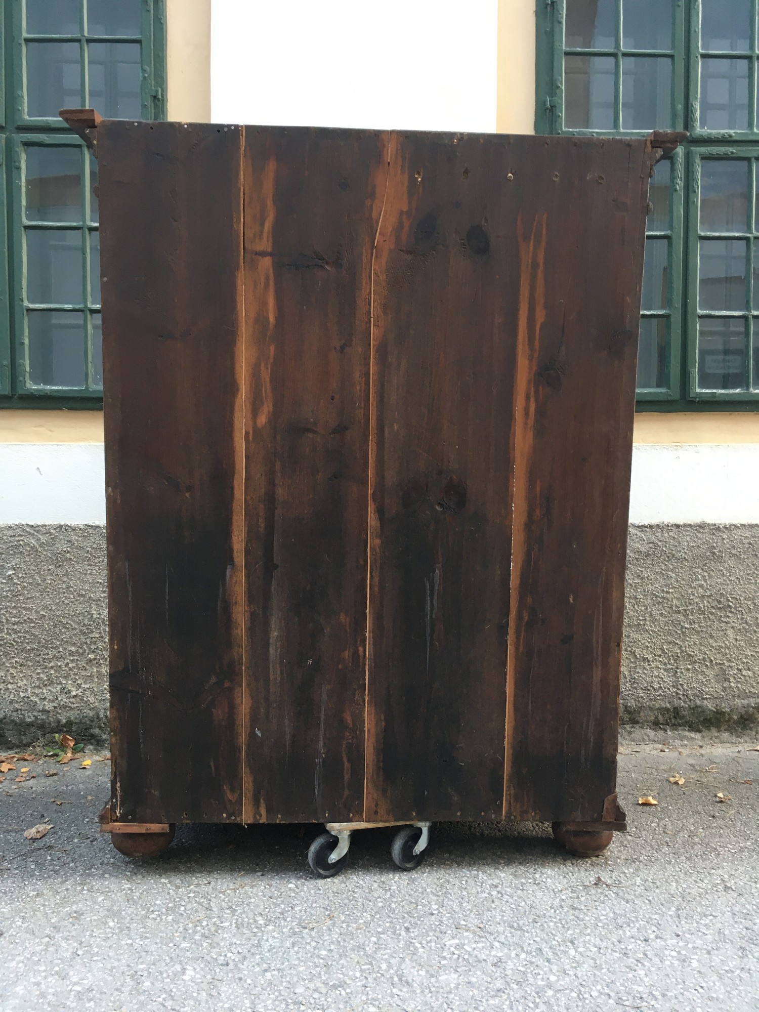 Bauernschrank bemalt antik um 1800 Kleiderschrank Schrank Bauernkasten provinziell