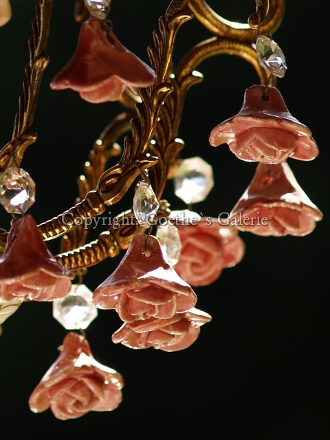 Shabby Chic Luster Rosen Keramik