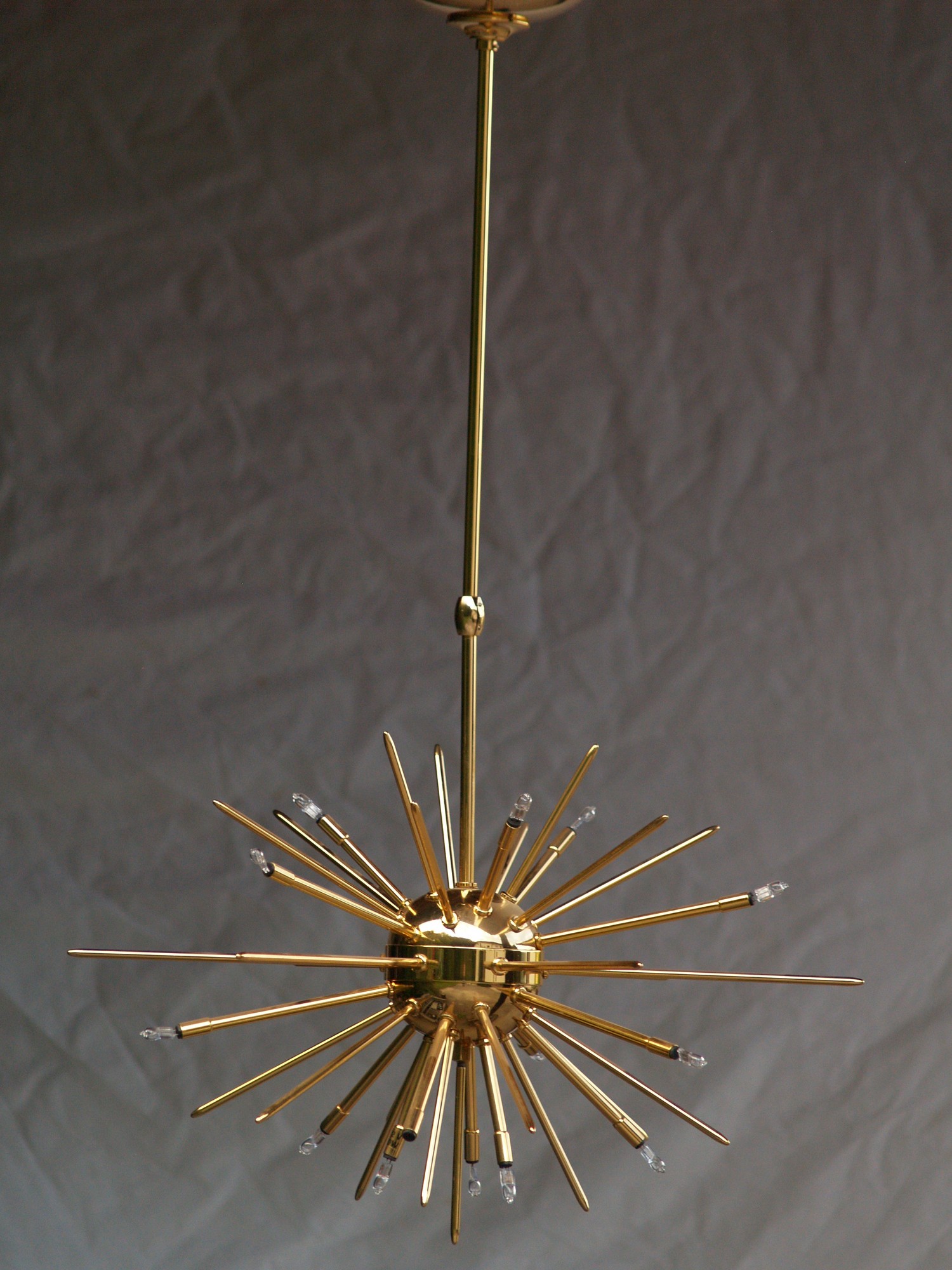 Leuchter Galaxy Orion Wien Sputnik gold 24k Kronleuchter 2G 10W Halogen dimmbar Ausstellungsstück Luster Hängelampe Sale Ausstellungsstück