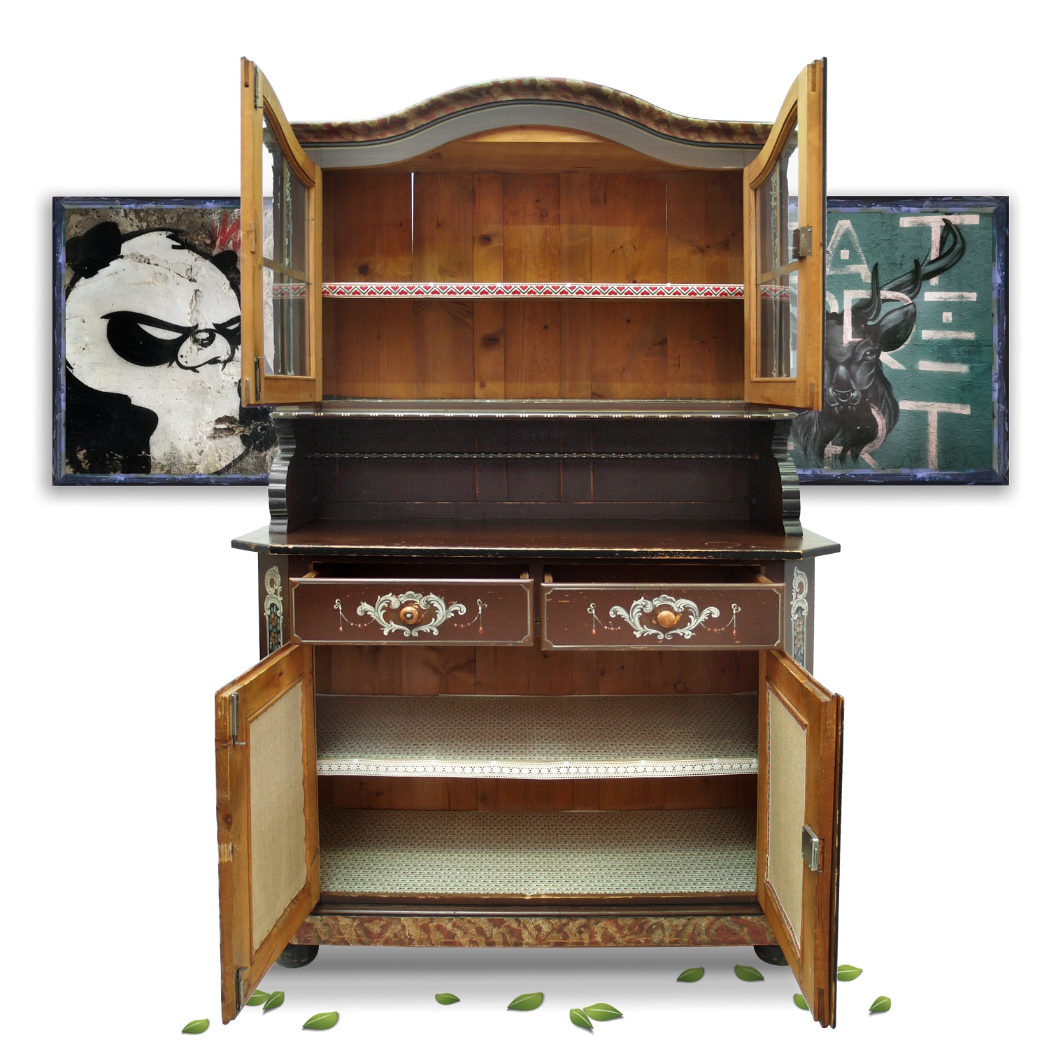 Bauernschrank / deals Vollholz vintage