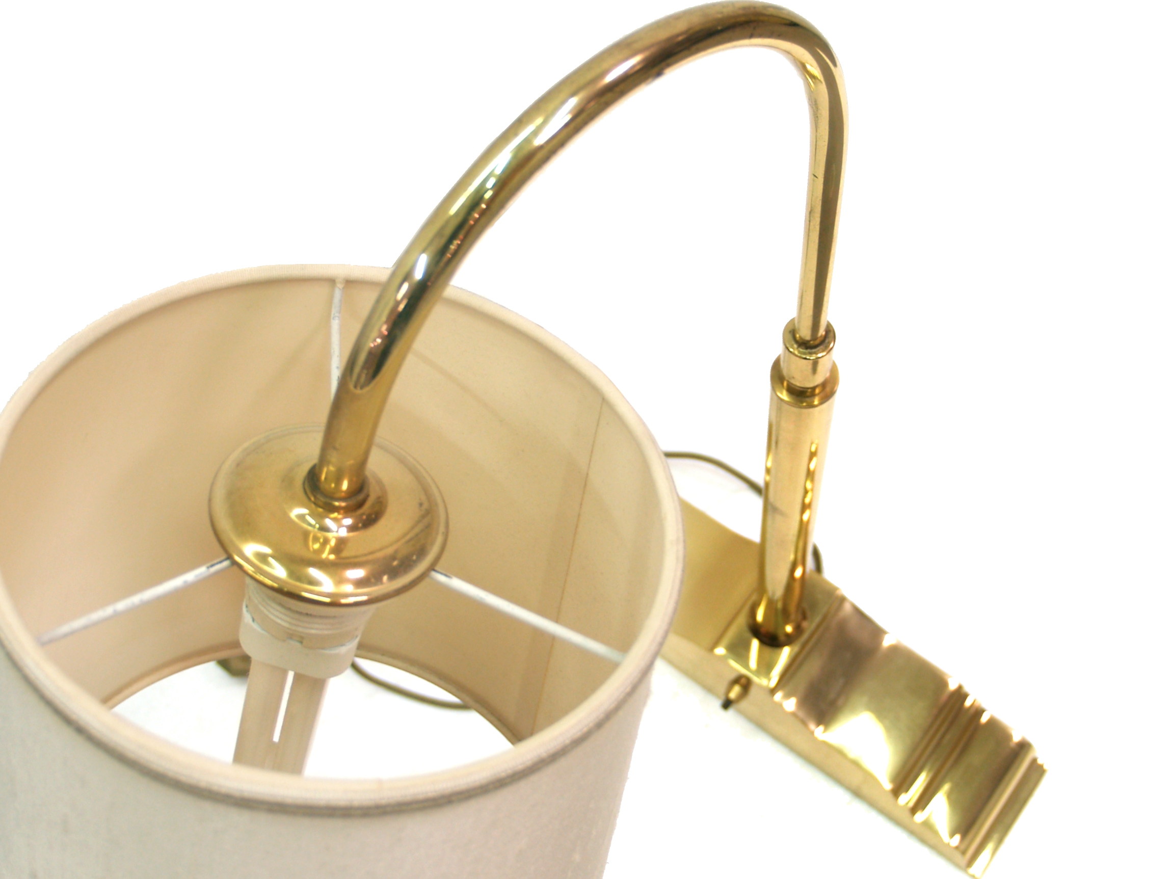 Vintage Tischlampe Messing Schreibtischleuchter