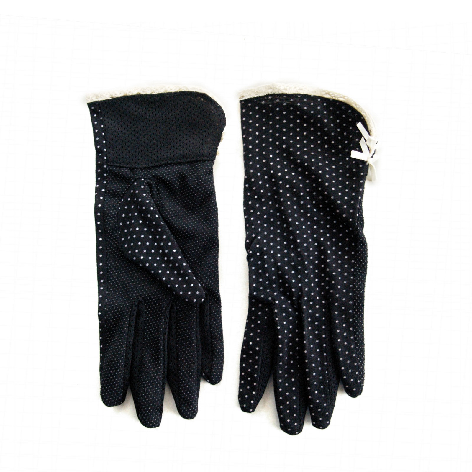 Handschuhe stoff schwarz