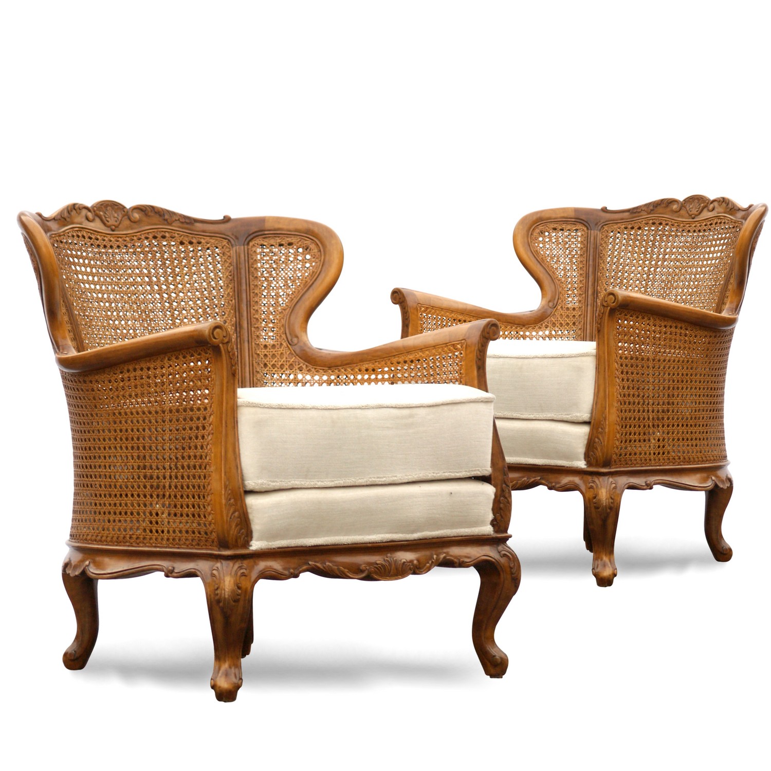 Stuhl Sofasessel antik Barockstil Wiener Geflecht Sofasessel Wiener Geflecht