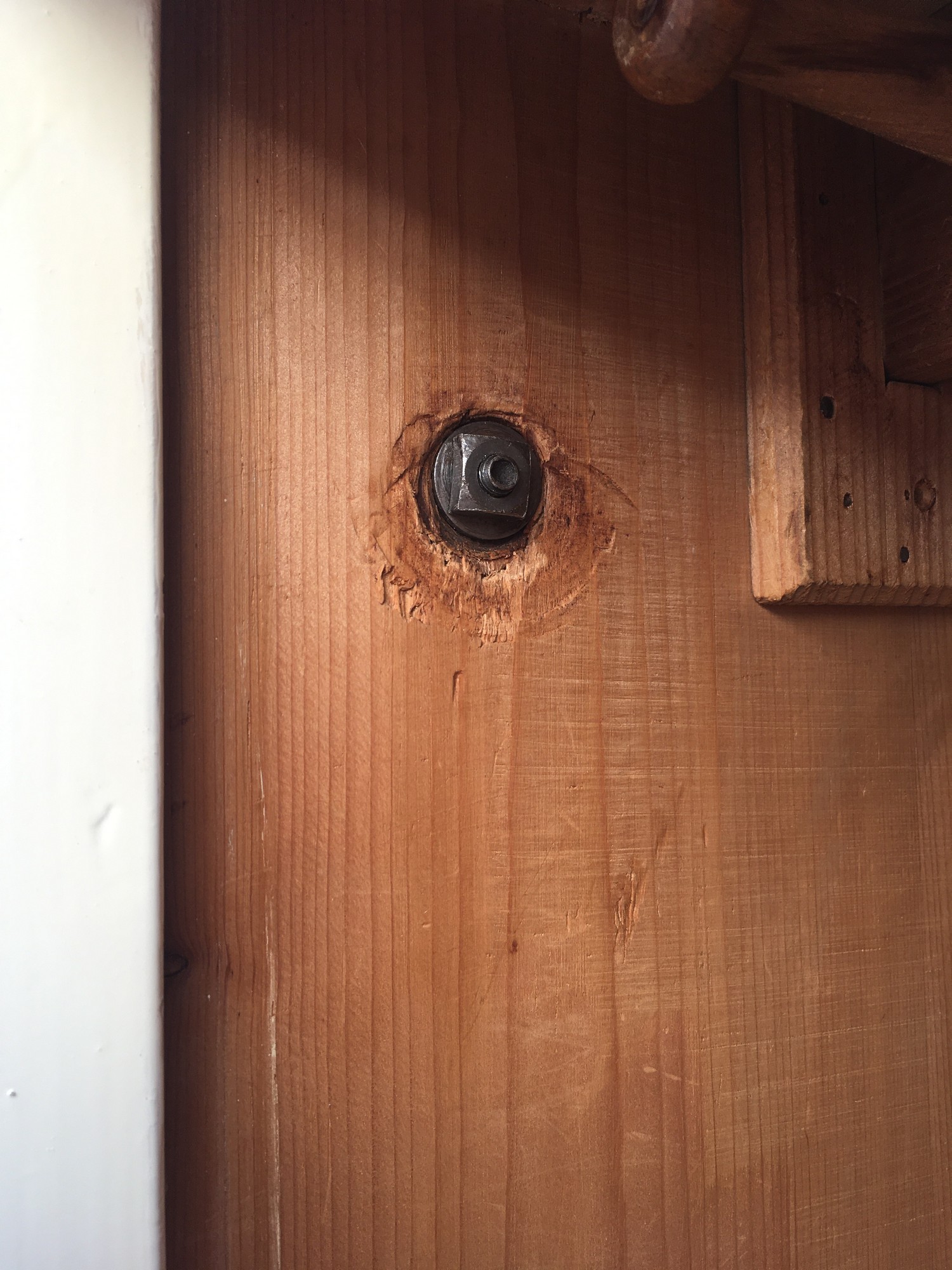 Kredenz Küchenschrank Vintage Retro dreiteilig creme MidCentury Vorratsschrank Anrichte