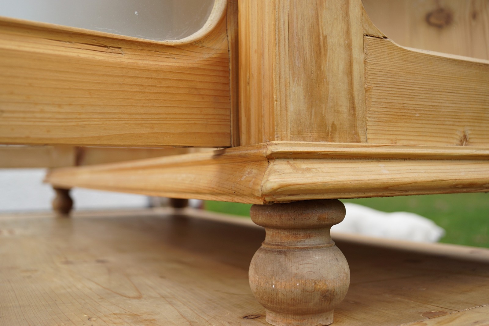 Antiker Fichte Geschirrschrank Gläserschrank Shop