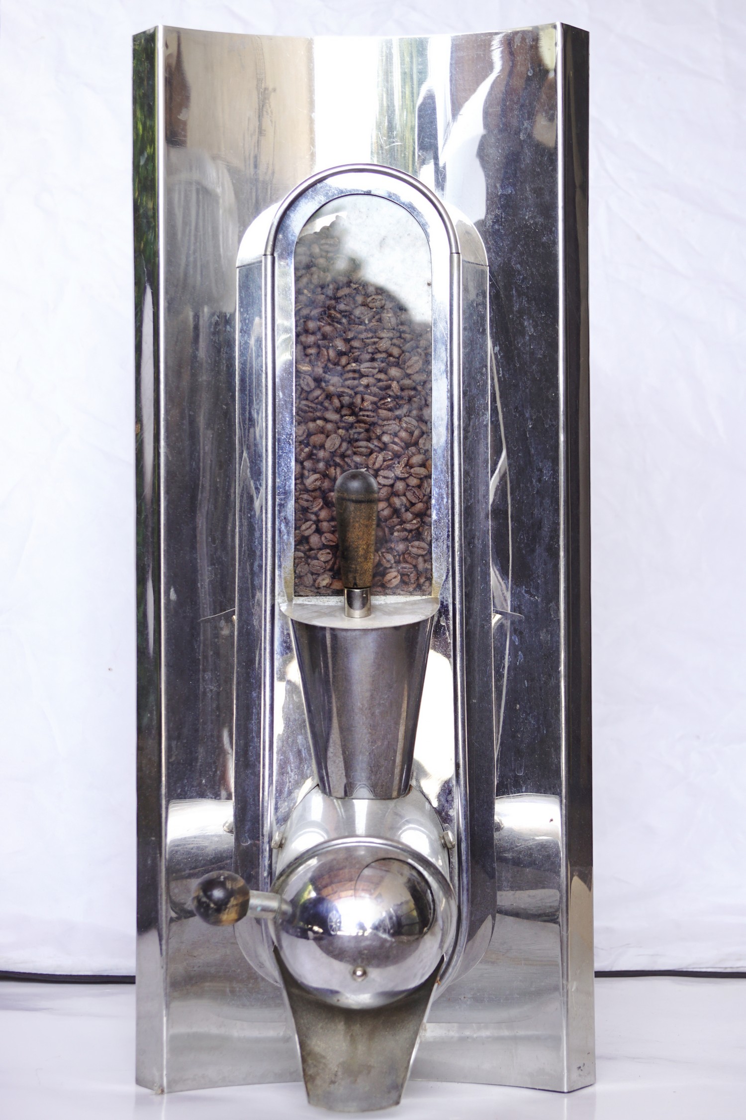 Kaffeeschütte Zerealien Nüsse Spender Edelstahl Kaffeebohnenbehälter