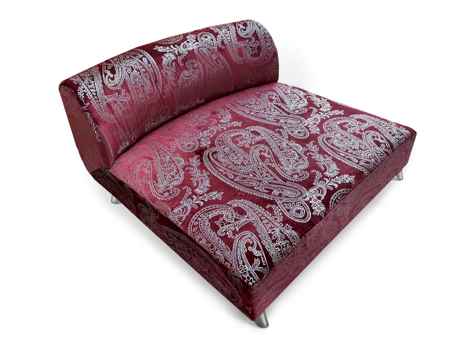 Bretz Sofa Designersofa Möbel Designklassiker silber rot rose Vintage Chill Loveseat