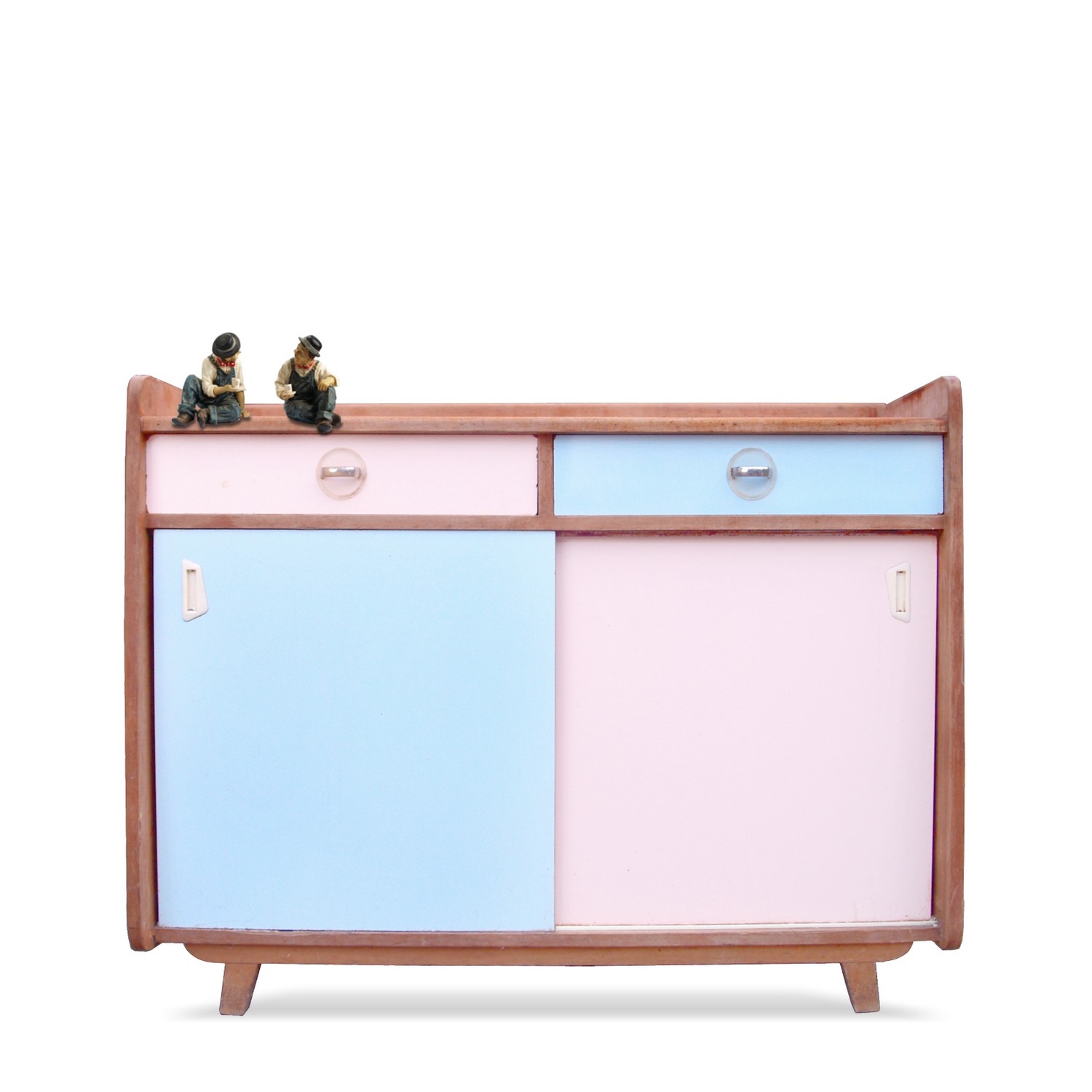 Vintage Kommode Midcentury 50er 60er-Jahre Pastell Vintage Kommode