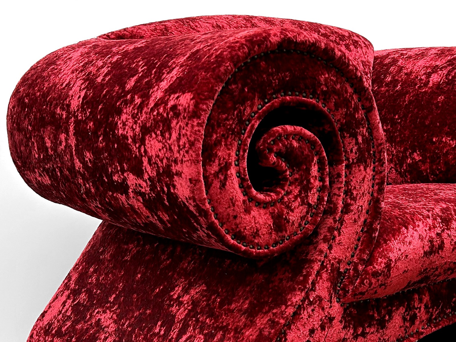 Sofasessel Bretz Mammut gebraucht neuwertig Glamoursamtstoff rot Designermöbel