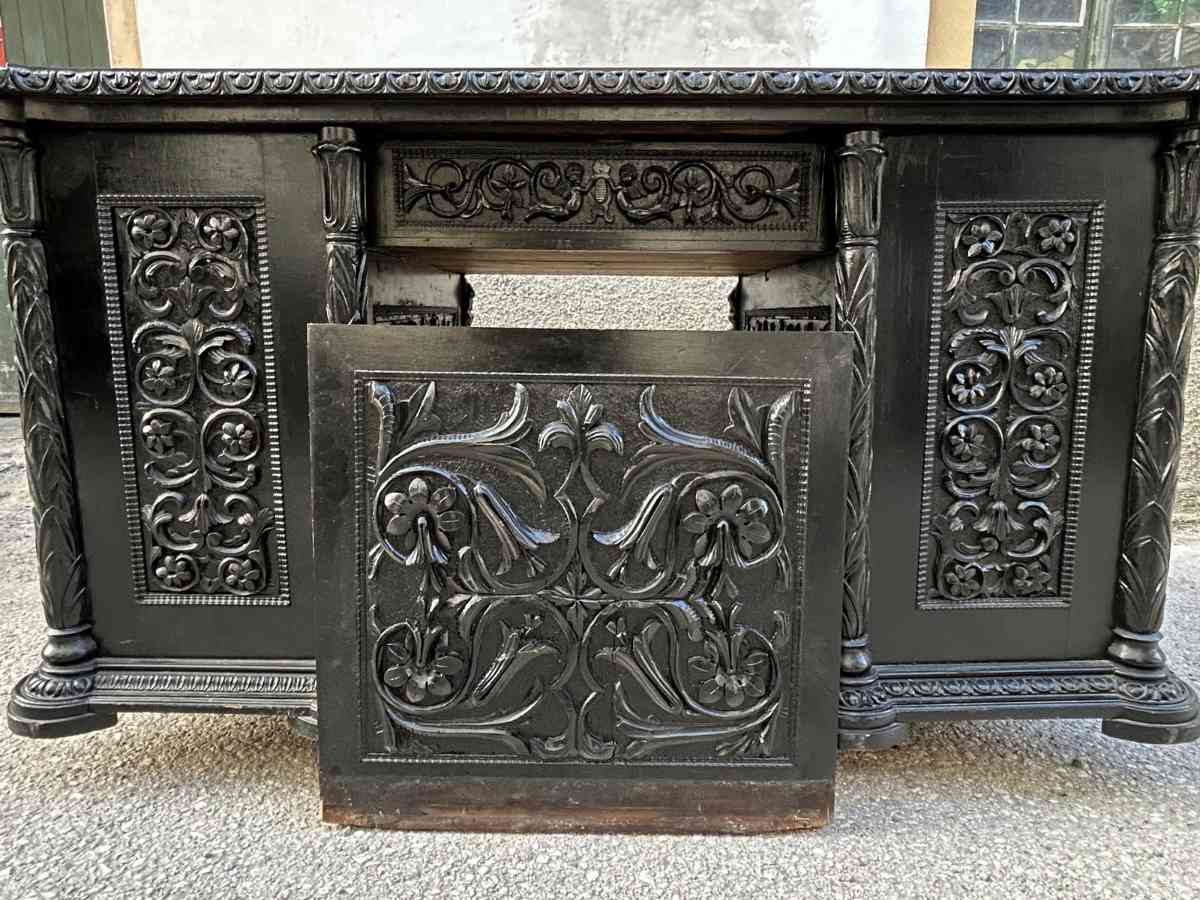 Antiquität Renaissance Schreibtisch antik Barock Möbel 17. Jahrhundert