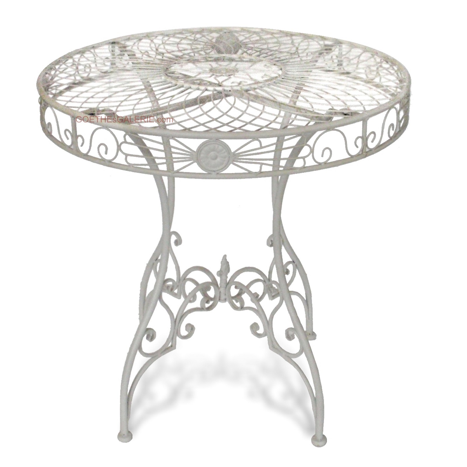 Tisch rund Metall Gartentisch Vintage Look neu Tisch Metall