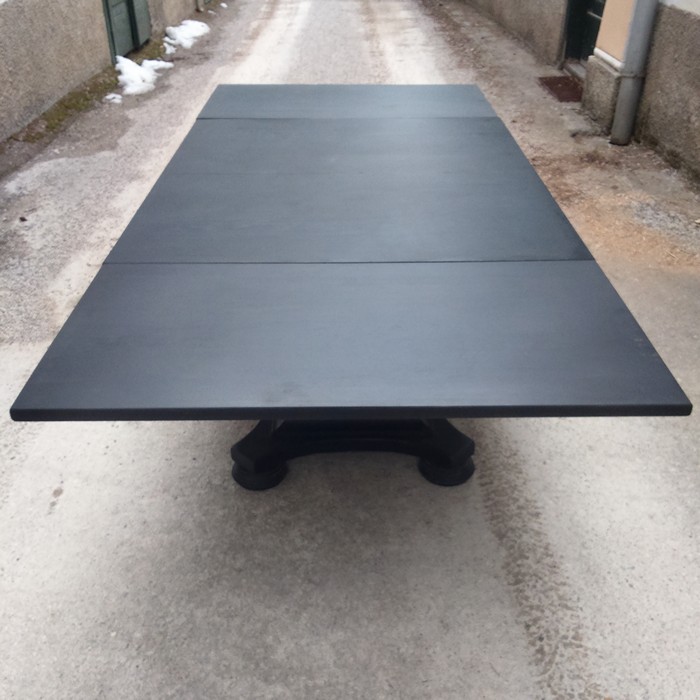 Jugendstil schwarz ausziehbar Tisch