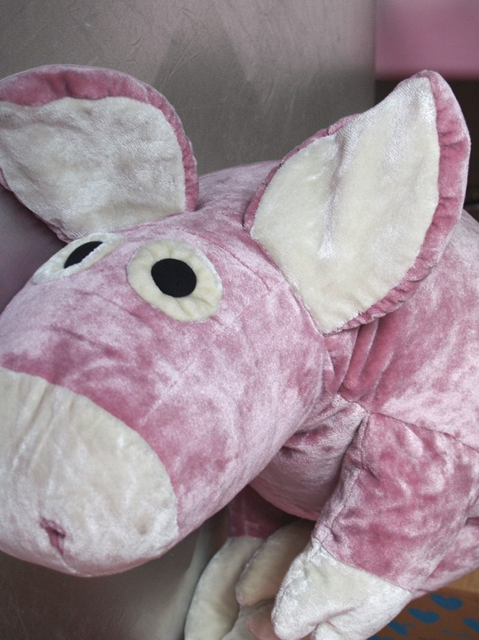 Bretz Schwein rosa Kissen