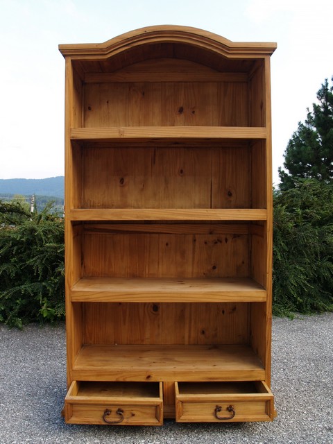 Bücherschrank Vollholz Antikstil