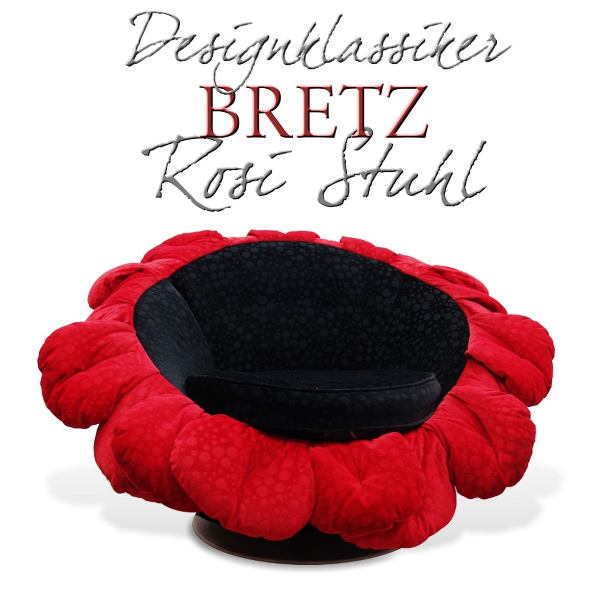 BRETZ Stuhl Schaukelstuhl Wipp- Drehstuhl Rosy Sessel Bretz Schaukelstuhl
