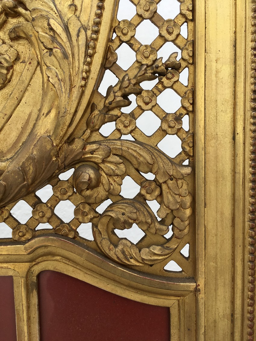 Paravent antik Louis XVI