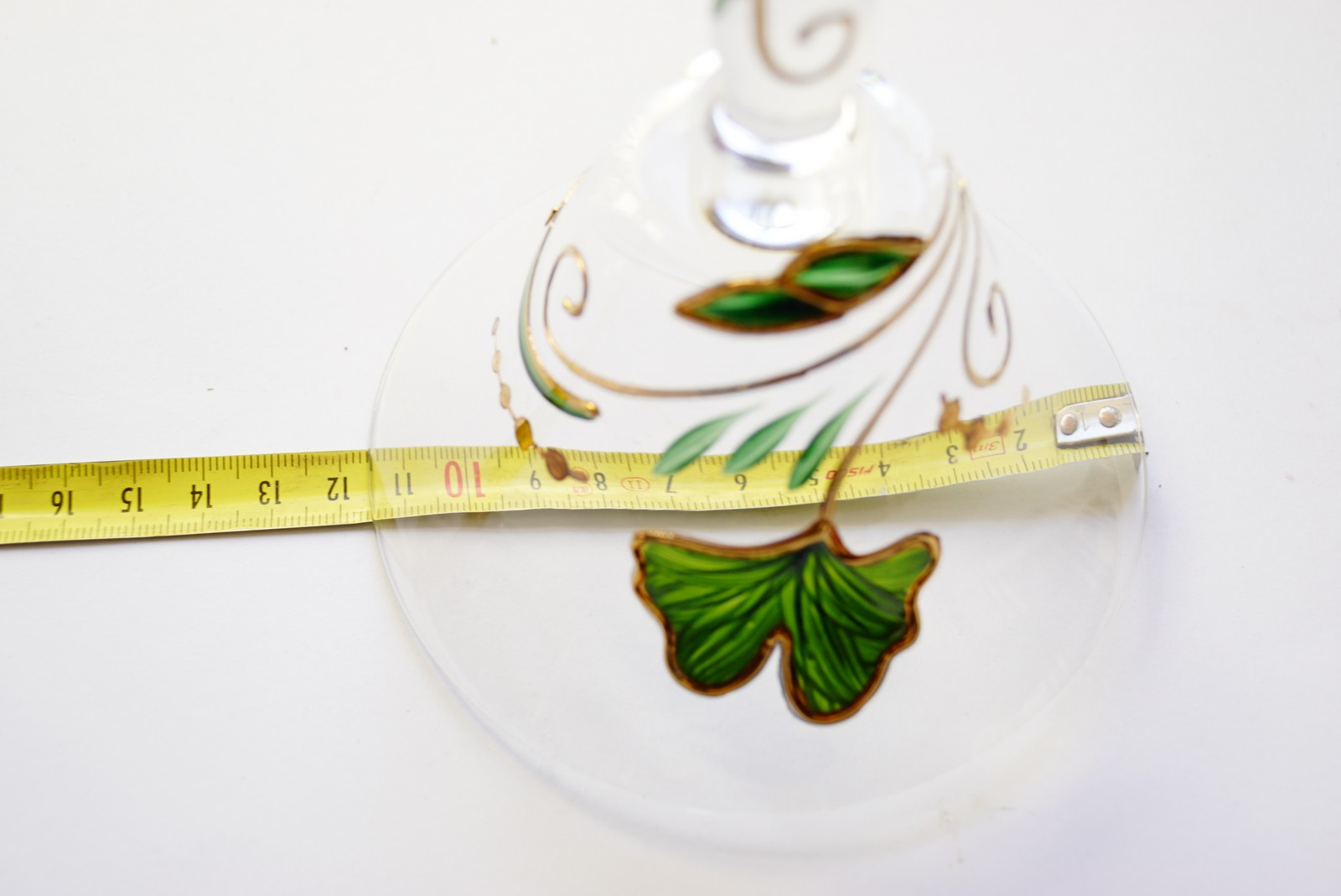 Nagel Gläser Traumwelten Ginko grün gold Martinigläser Cocktailglas