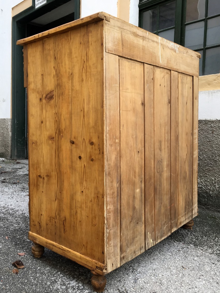 Kommode antik Massiv Holz groß