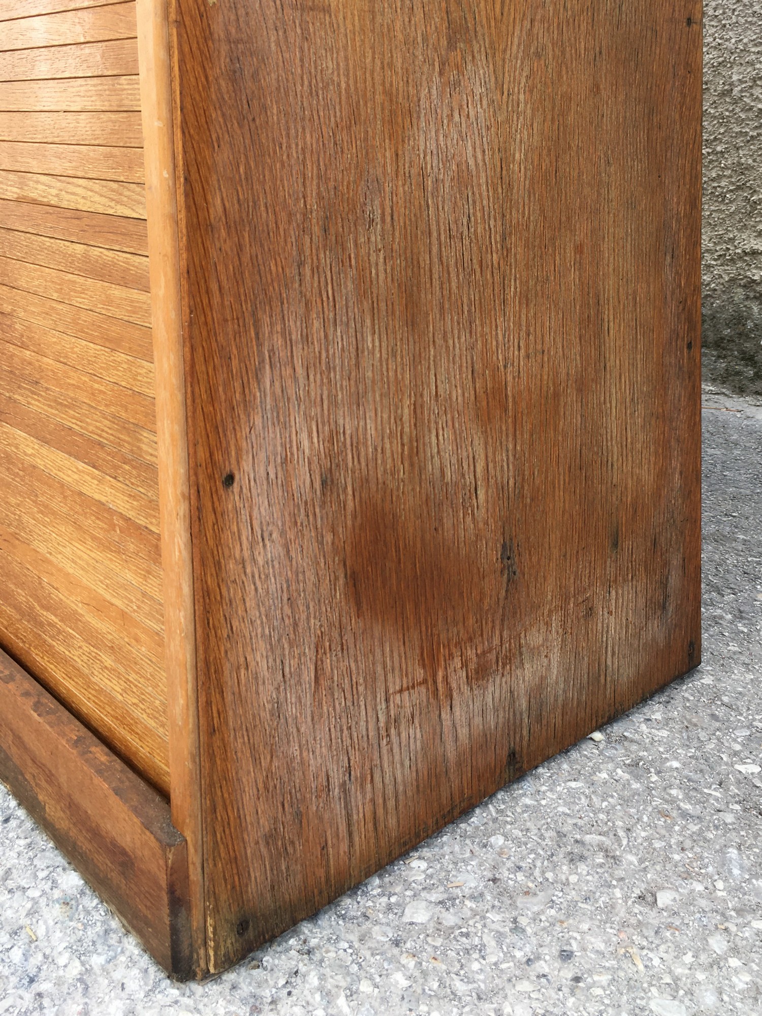 Rollladenschrank Büroschrank Vintage Rollladenkasten Schrank Fortschritt Breisgau Sixties