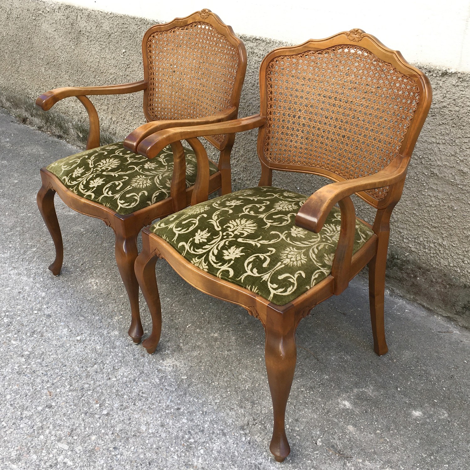 Englische Sessel Massivholz Barockstil