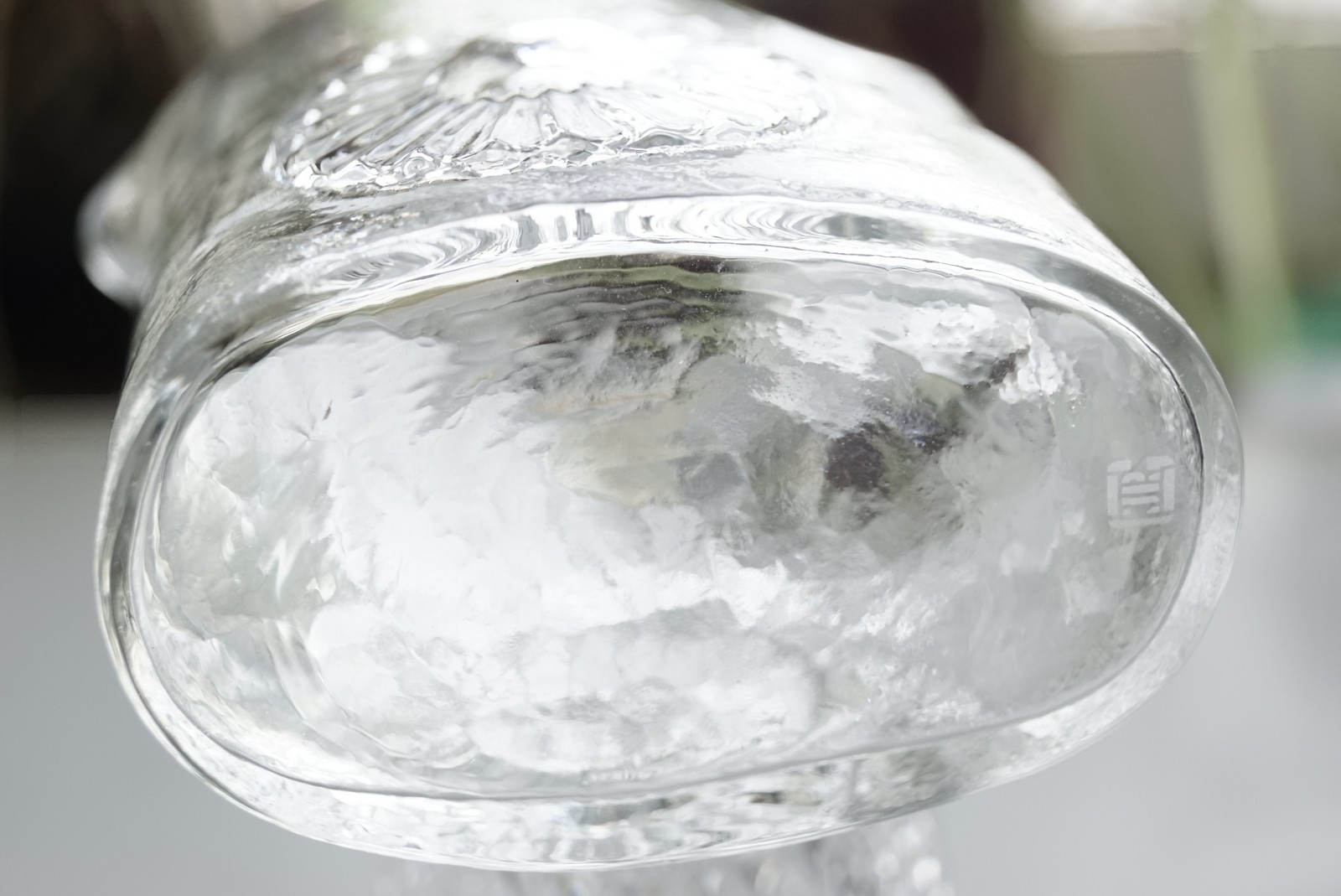 Krug Vintage Kristallflasche von Riedel Glaskrug