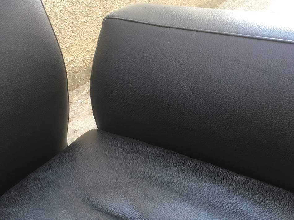 Bretz Sessel Moon Leder schwarz