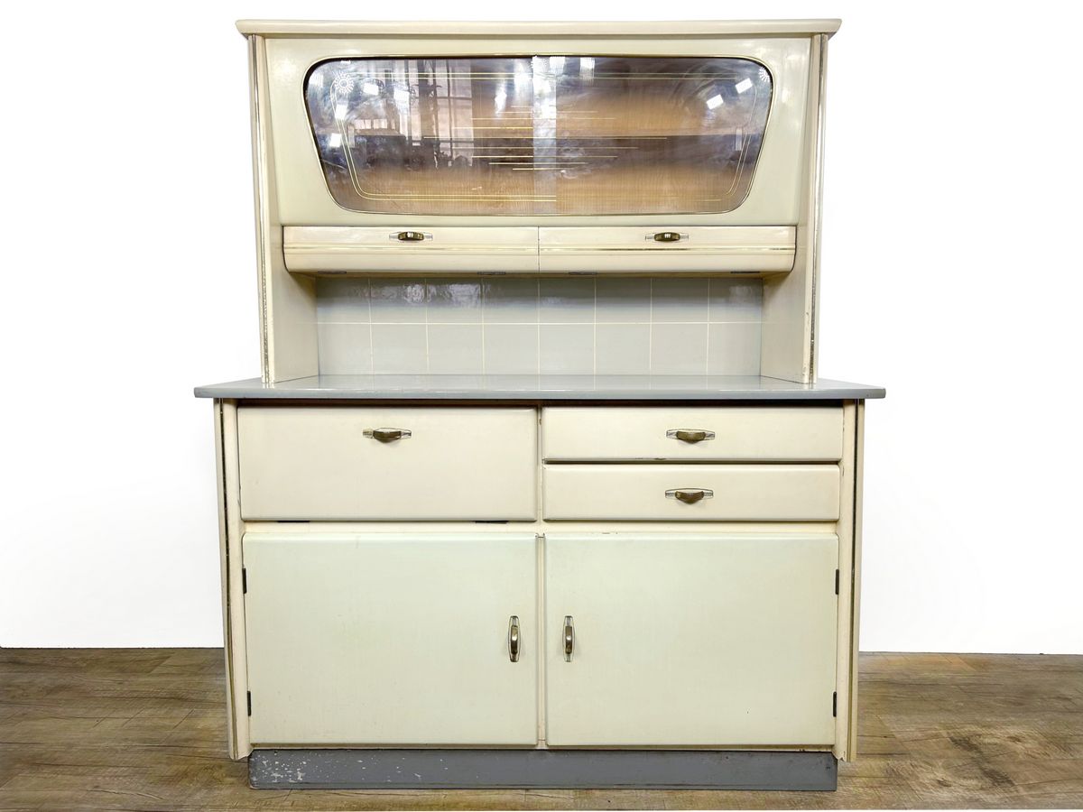 Vintage Küchenschrank Kredenz – Mid Century Pastell 60er