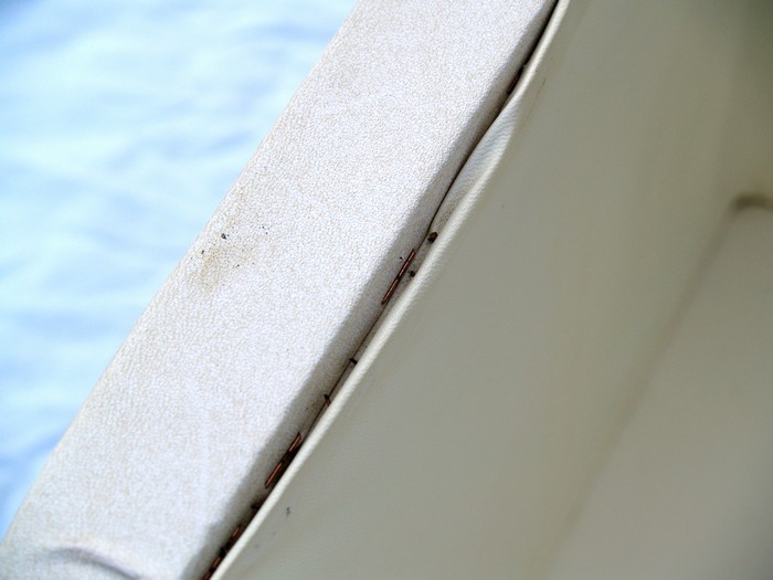 Vintage Hocker Truhe