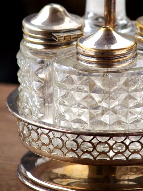 Menage silver plated