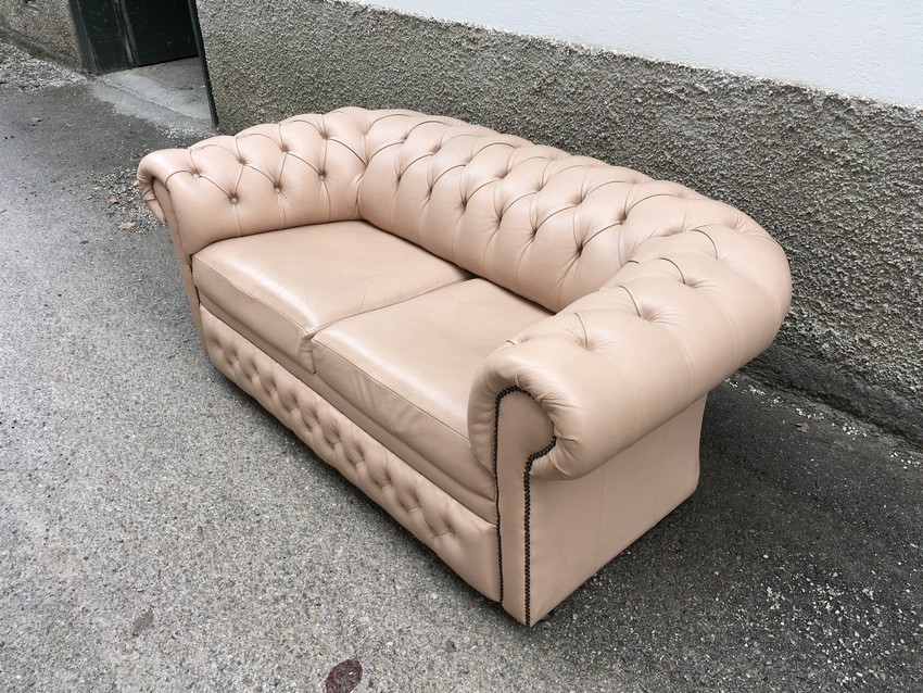 Ledersofa Chesterfield Vintage